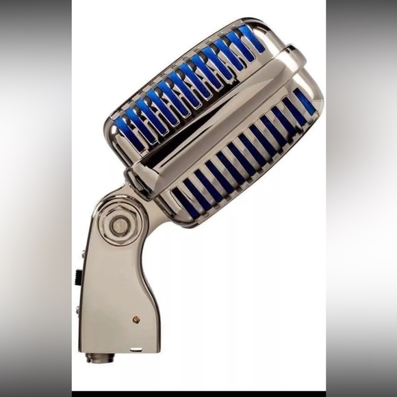 Monoprice Memphis Blue Classic Retro-Style Dynamic Mic For Podcasting, S… - Picture 4 of 6